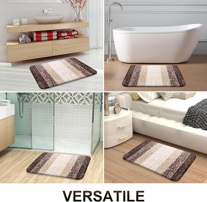 OLANLY Bathroom Runner Rugs 47x17, Extra Soft Absorbent Microfiber Bath Rugs - Image 6