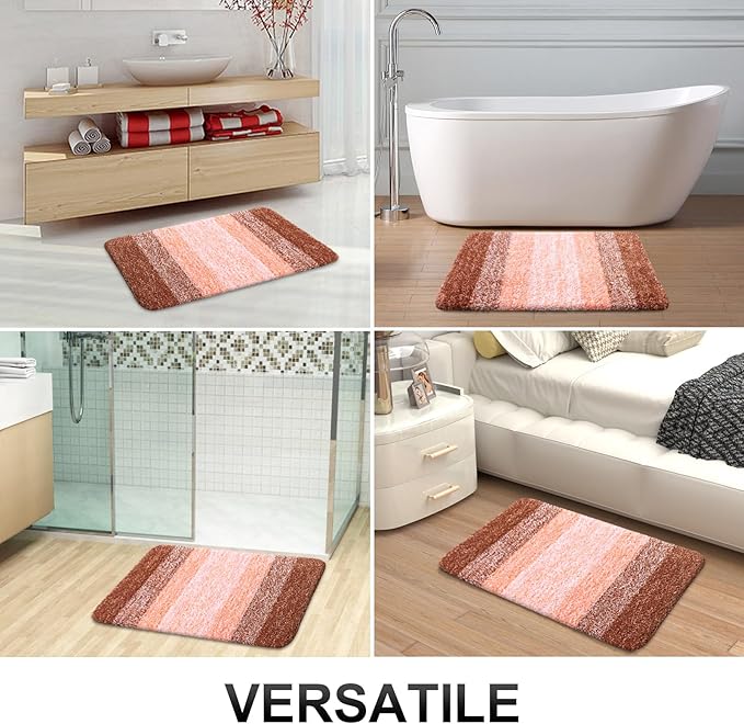 OLANLY Bathroom Rugs Mat 36x24, Extra Soft Absorbent Microfiber Bath Rugs - Image 6