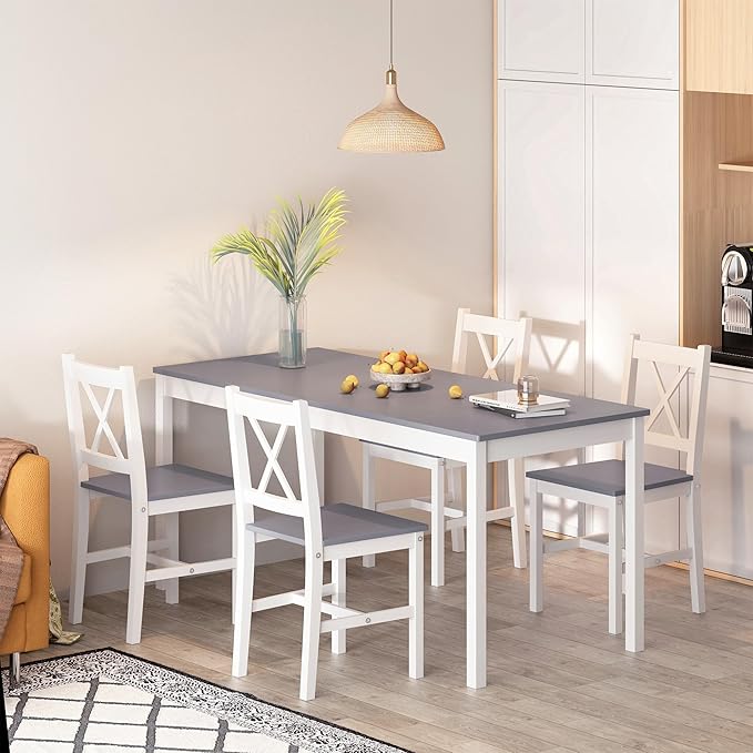 soges 5 Pieces Dining Table Set - Image 2