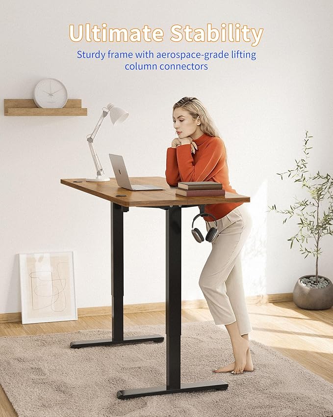 YIHAYO Electric Standing Desk, 63 x 24 Inches Stand Up Desk - Image 5