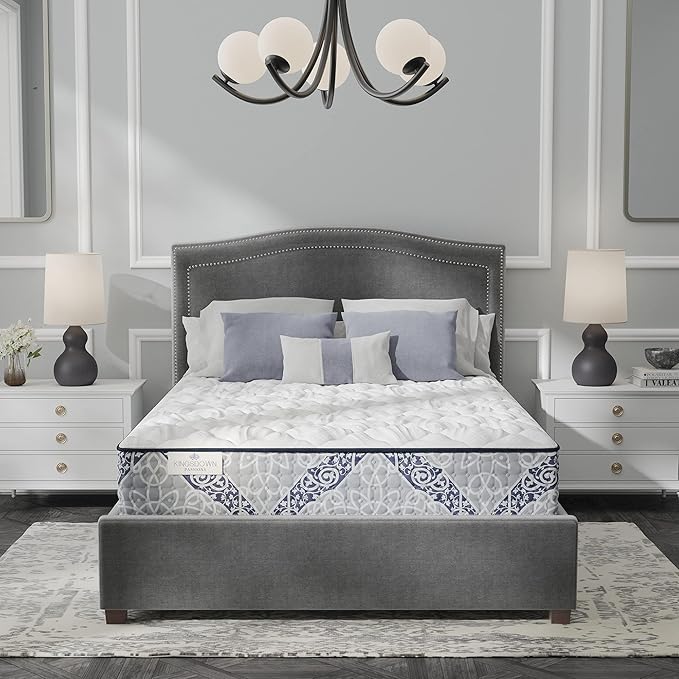 Kingsdown Firm Hybrid Mattress Twin Cooling Gel Memory Foam Layer Multi-Layered by Kingsdown