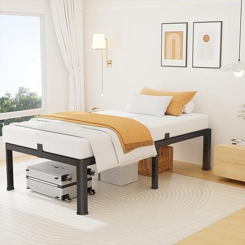 18 Inch Twin XL Size Metal Platform Bed Frame - Image 2