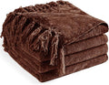 Chenille Throw Blanket for Couch 60"X 80" Twin, Soft Cozy Throws by LONGCREATE