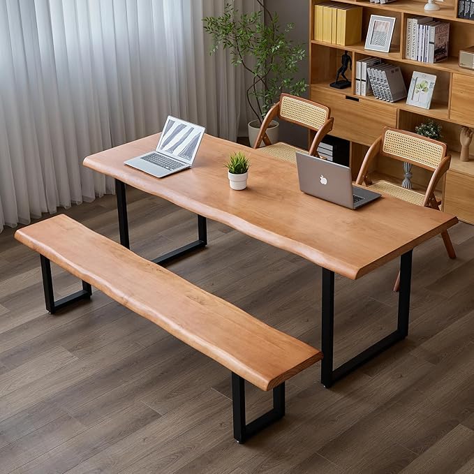 Stylish Solid Wood Office Desk - Image 8