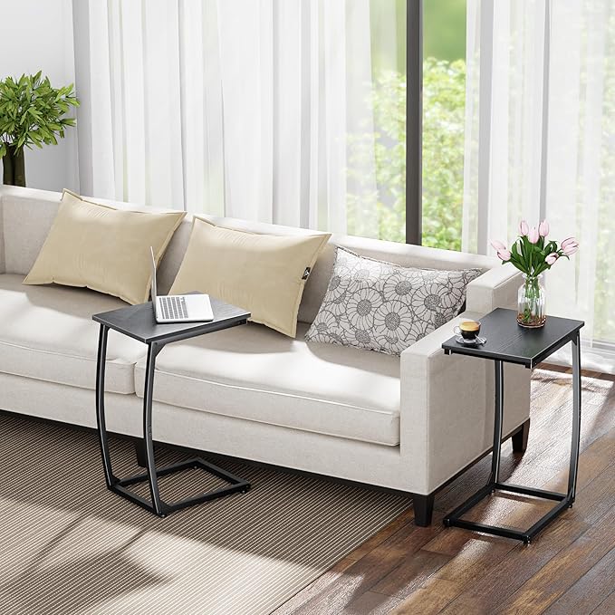 C-Shaped End-Table Set of 2 - Image 4