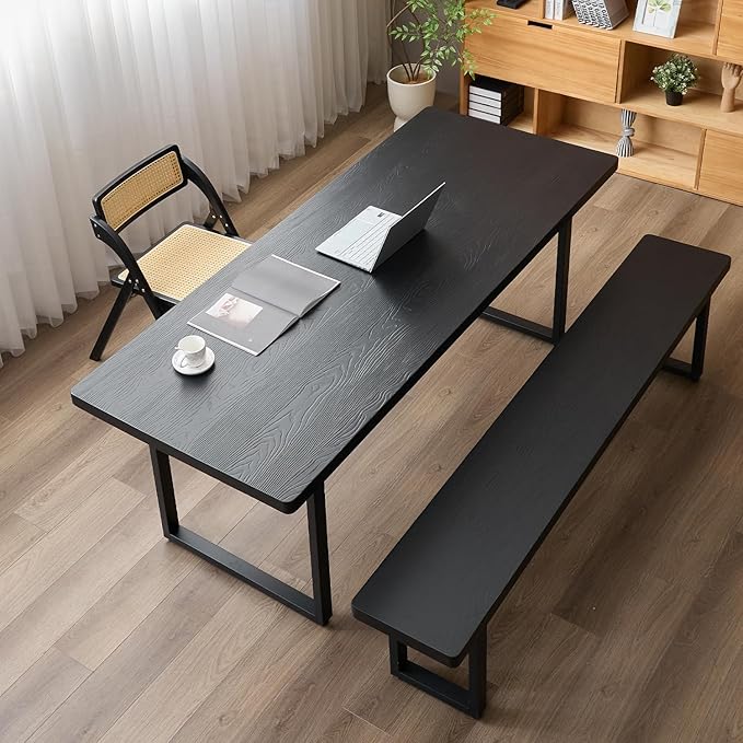 Modern Solid Wood Dining Table - Image 6
