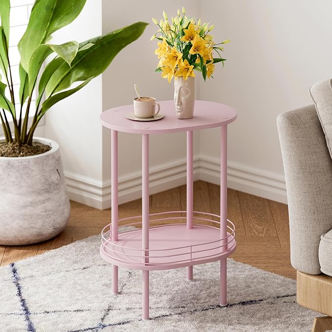 Small Round Side Table, Bedside Table - Image 3