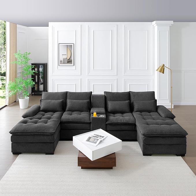 KEIKI 130" U-Shaped 6 seat Sofa - Image 3