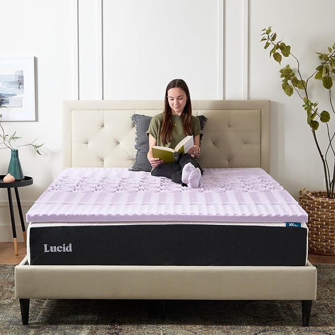 Lucid Lavender-Infused Mattress Topper - Image 7