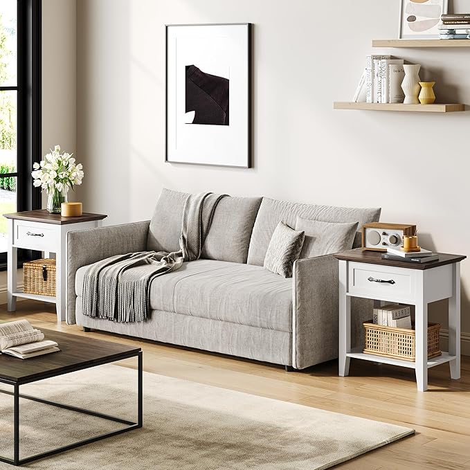 IDEALHOUSE Nightstand, End Table - Image 5