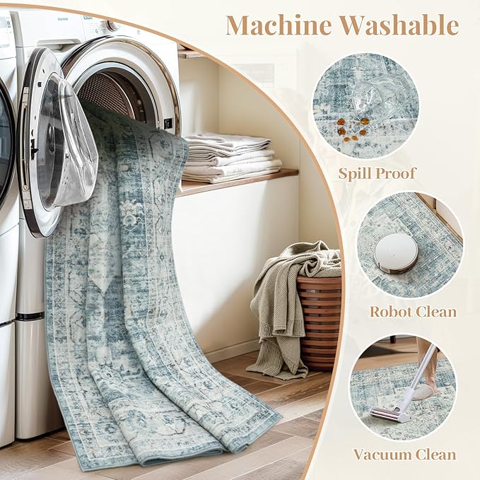 LIVEBOX Washable 2x6 Runner Rug - Image 5