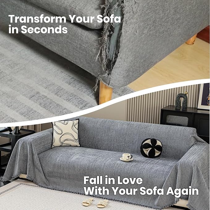 Nobildonna Sofa Chair Cover Waterproof Soft Thicken Chenille Cushion Couch Cover - Image 5