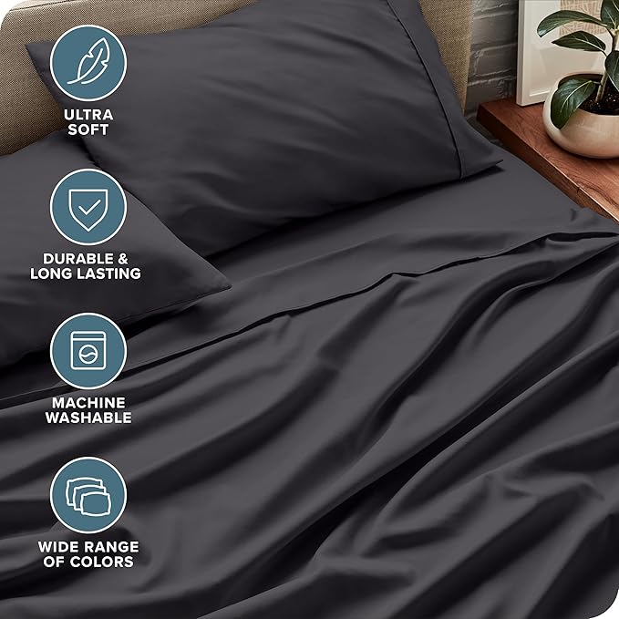 Bare Home Ultra-Soft Full XL Sheet Set - Image 4