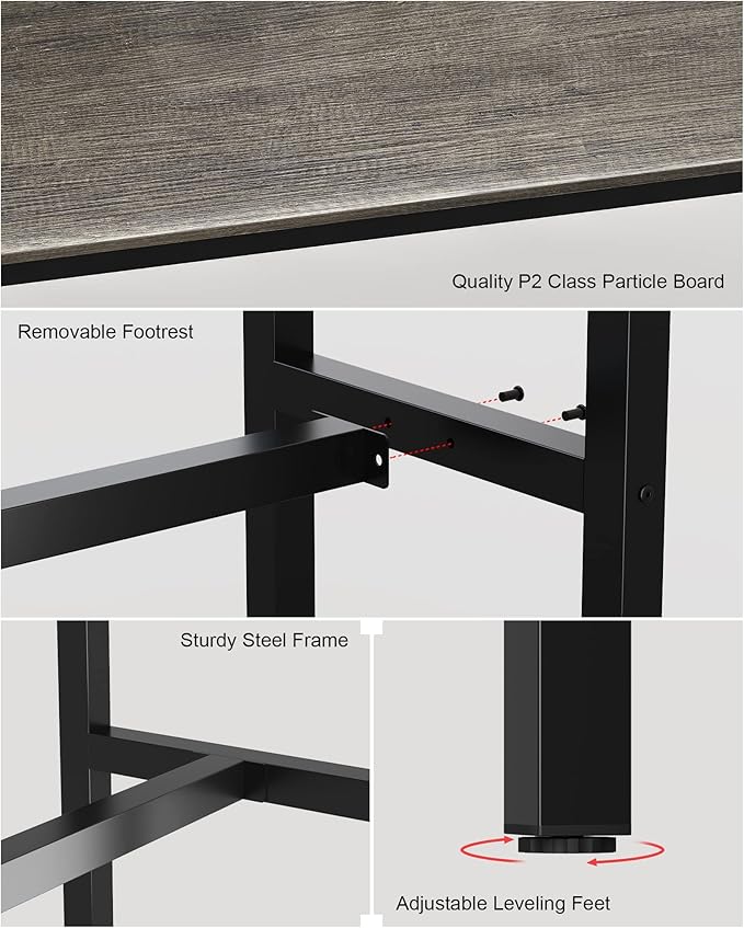 Teraves Bar Table, Bar Height Pub Table, Counter Height Table - Image 9