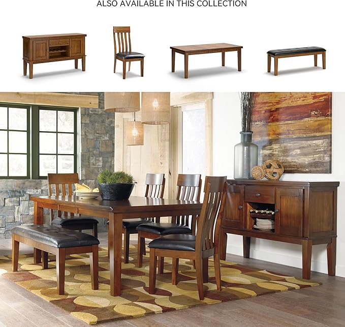 Signature Design by Ashley Ralene Tufted Upholstered Dining Room Bench - Image 6