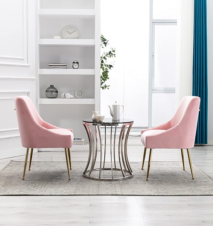 Velvet Dining Chairs, Furniture Collection Modern Contemporary Upholstered - Image 5