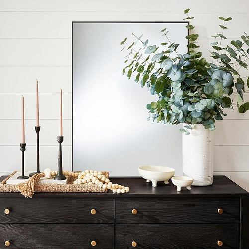 27x36 Inch Black Bathroom Mirror by Bonverre