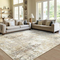Washable Area Rugs 8'x10' Non-Slip Modern Abstract Soft by RELEANY