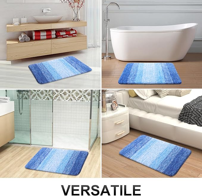 OLANLY Bathroom Rugs Mat 24x16, Extra Soft Absorbent Microfiber Bath Rugs - Image 7