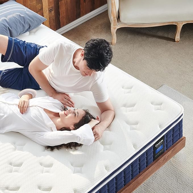 Coolvie Full Size Mattress 14 Inch, Hybrid Full Mattress in a Box, 4 Layer - Image 2