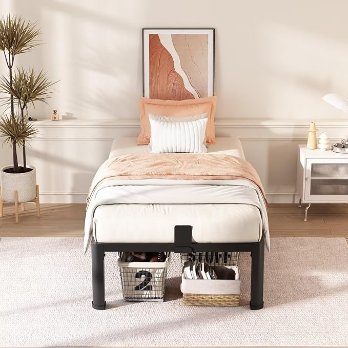 FUIOBYVV 14 Inch Twin Bed Frame - Image 2