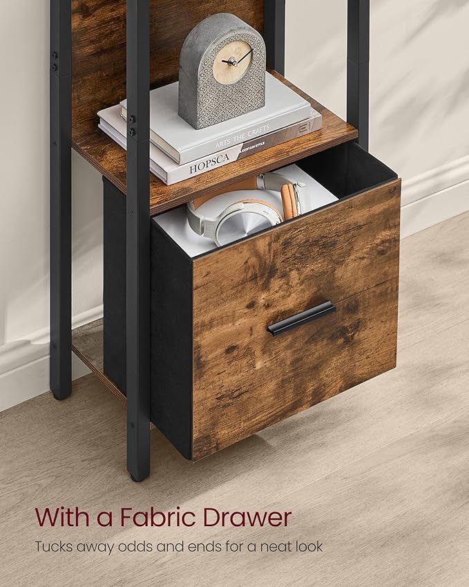 VASAGLE 5-Tier Bookshelf, Book Shelf - Image 7