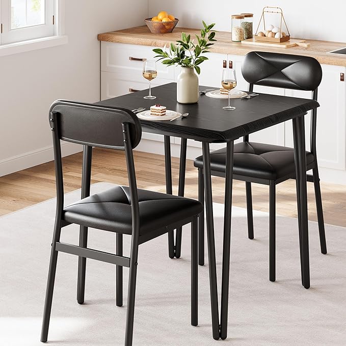 GarveeHome Dining Table Set for 2, Kitchen Table by GarveeHome