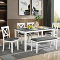 KEIKI 6-Piece Standard Height Dining Table Set by Unknown