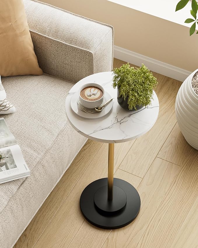 Round Side Table, Small Drink Table - Image 3