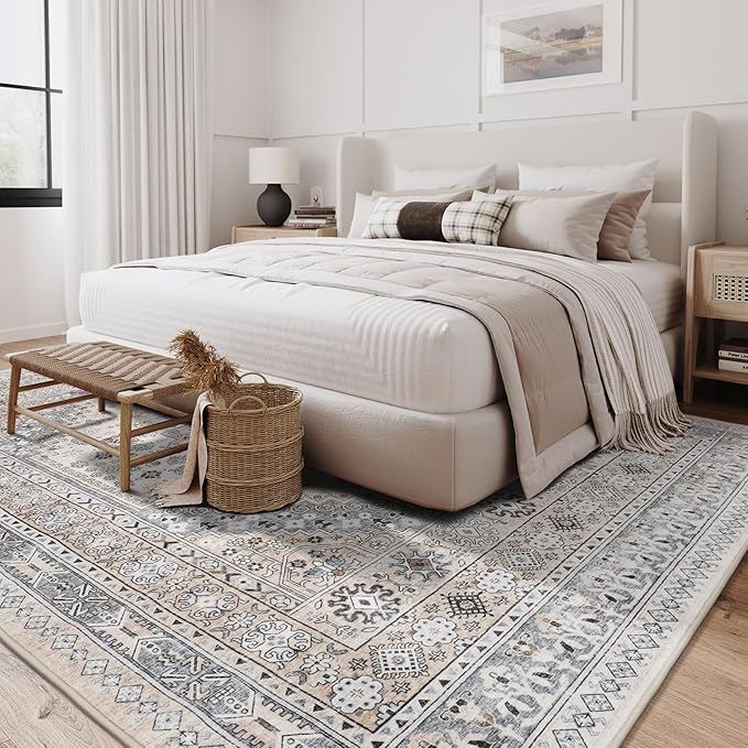 zesthome 6x9 Area Rug, Super Soft Washable Rugs - Image 7