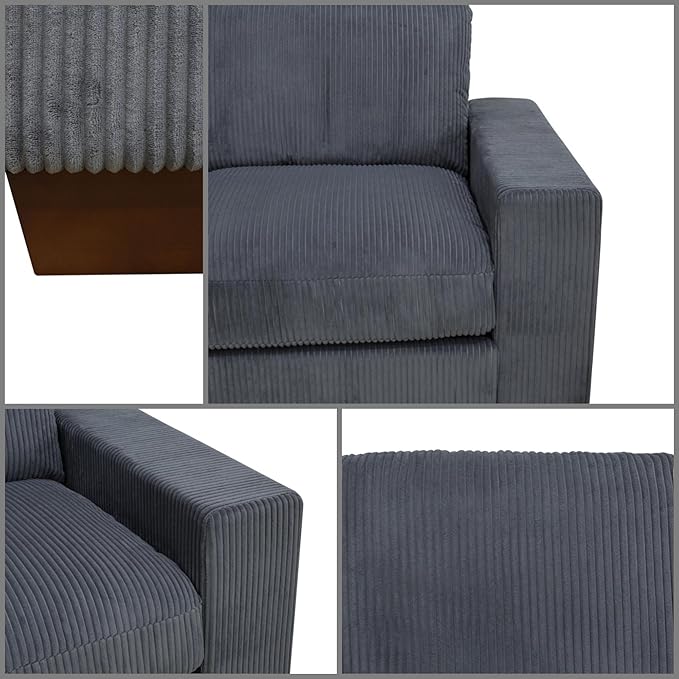 L Shaped Sectional Couches for Living Room, Stylish Sectional Loveseat Sofa - Image 6