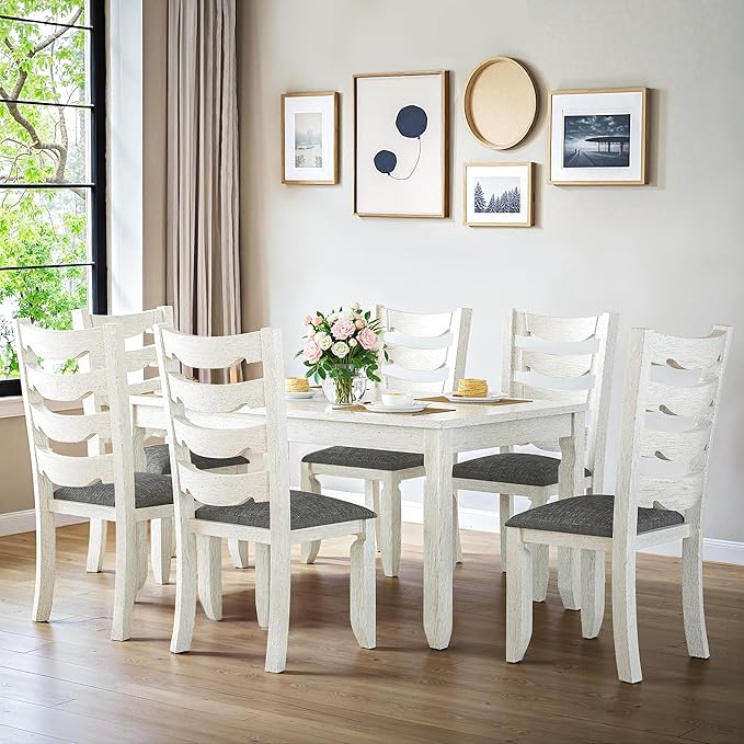 Solid Wood Dining Chair Set of 4, Kitchen Dining Room Chair - Image 2