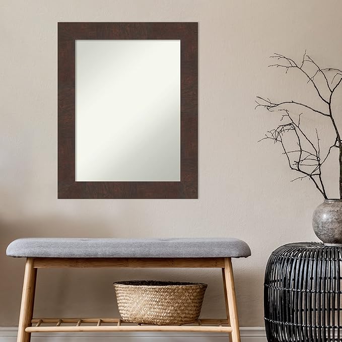 Amanti Art White Bathroom Mirror - Image 5