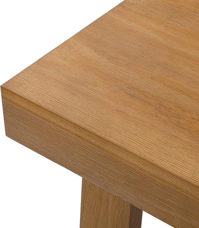 Plank+Beam Classic Rectangular Coffee Table, 40 Inch Farmhouse Coffee Table - Image 5
