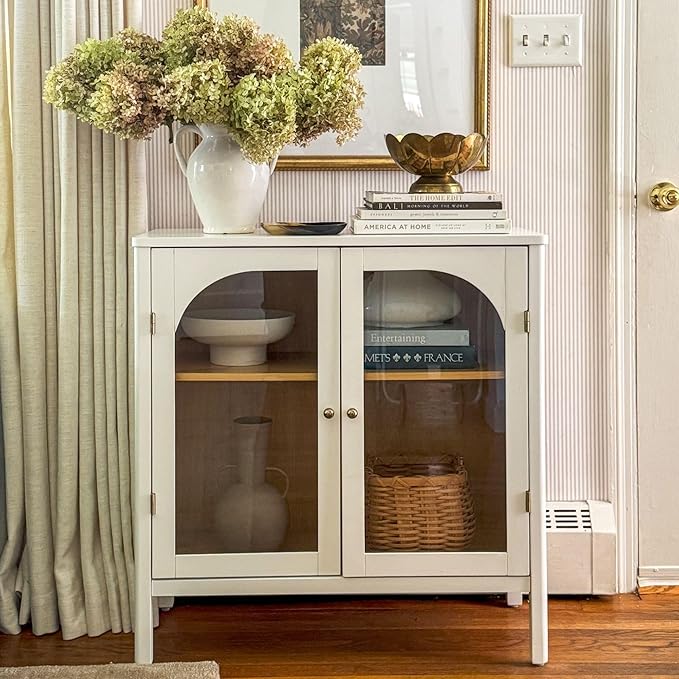 Nathan James Mason Storage Accent Cabinet Sideboard Buffet, Credenza - Image 5
