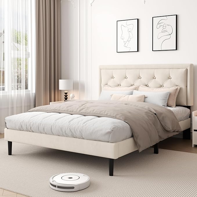 Full Size Platform Bed Frame by CXVXbedframe
