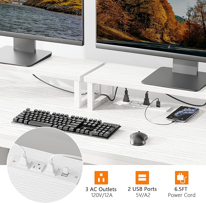 Furologee 47" Computer Desk - Image 5