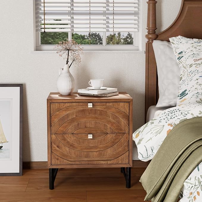 COSIEST Vintage Nightstand - Image 4
