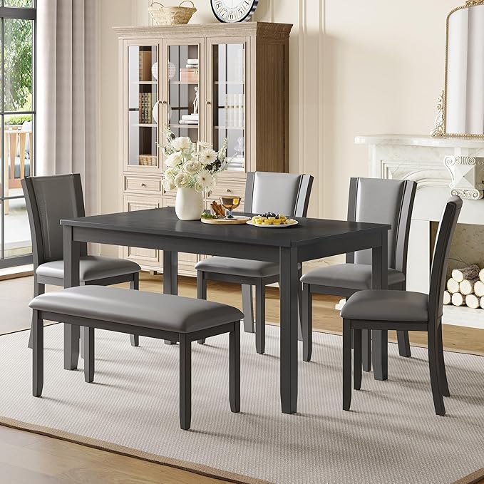 Ball & Cast 6 Piece Dining Table Set - Image 3