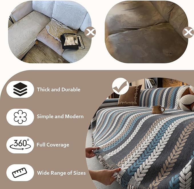 STACYPIK Modern Jacquard Sofa Cover - Image 4