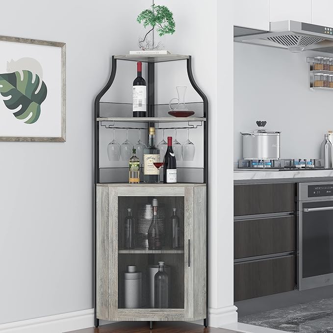 GAOMON Corner Wine Cabinet by GAOMON