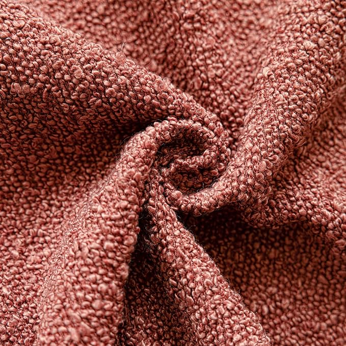 Foindtower Set of 2, Decorative Textured Boucle Throw Pillow Covers Accent - Image 3