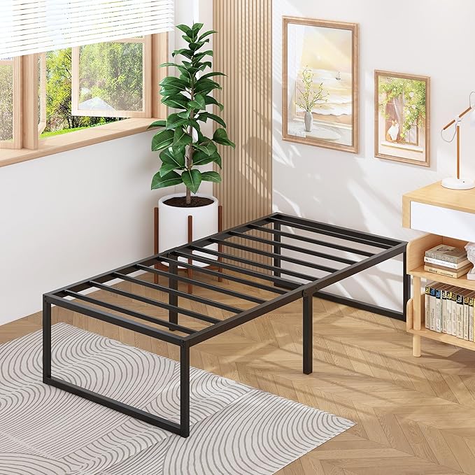 18 Inch Twin XL Bed Frames Heavy Duty Metal XL Twin Platform Bed Frame No Box - Image 6