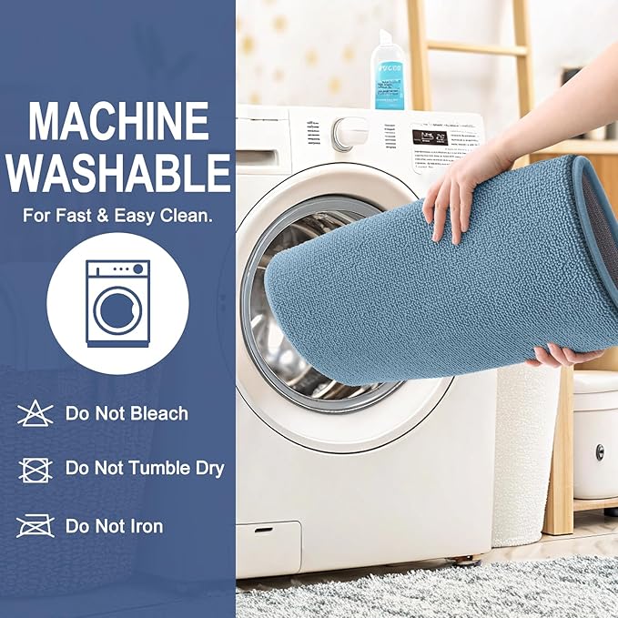 OLANLY Thick Memory Foam Bath Mat Rug 47x17, Extra Soft Absorbent Bathroom Rug - Image 6