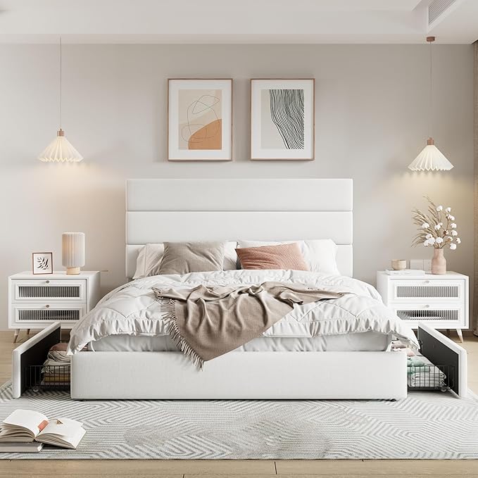 Allewie Modern Queen Size Platform Bed Frame - Image 3
