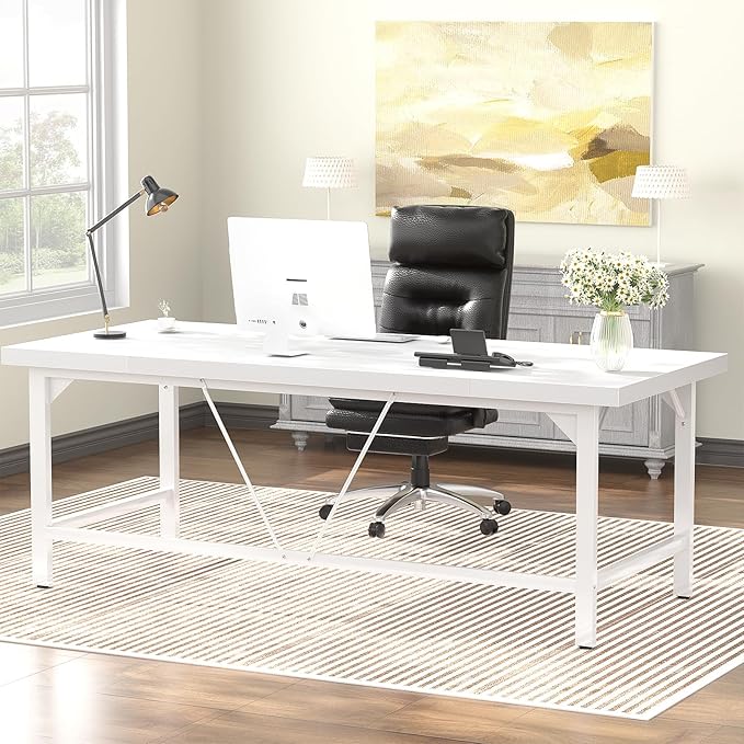 Unikito Large Office Desk, 70.8 x 31.5 Inch Extra Long Executive Computer Desk by Unikito