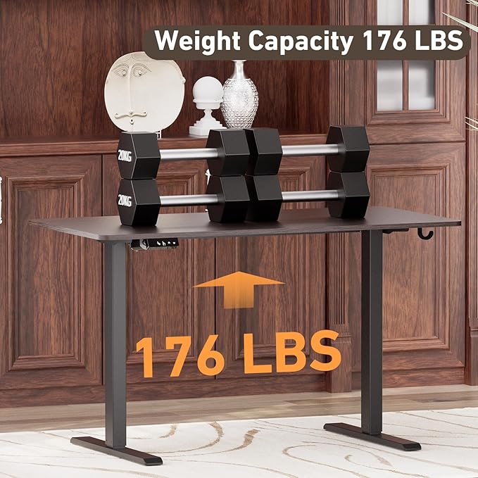 Ywin Electric Height Adjustable Standing Desk, 63 x 24 inches, Ergonomic Stand - Image 7