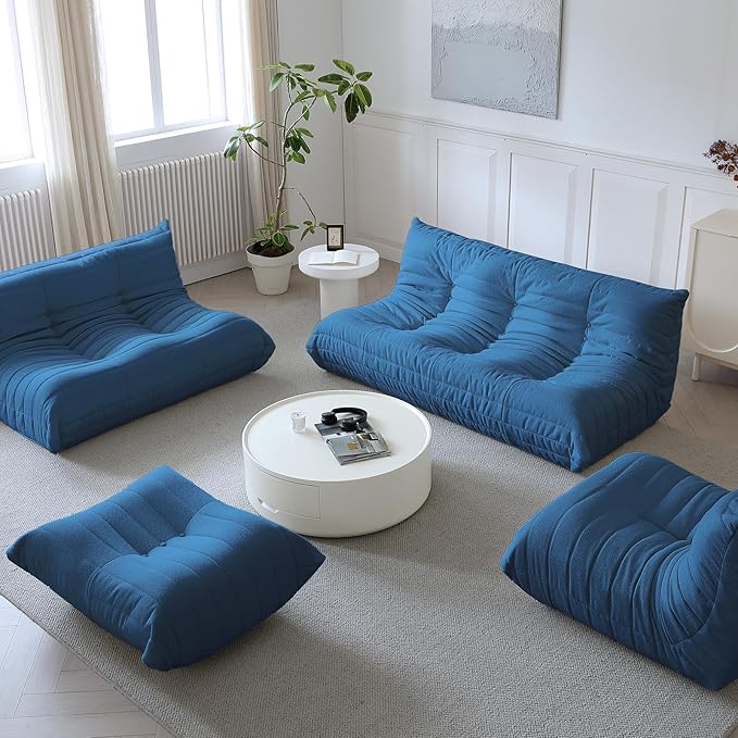 Luxury Ottomans, Modern Square Foot Rest - Image 6