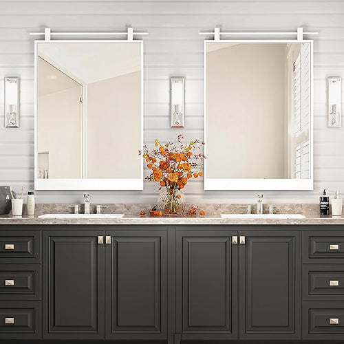 24x36 Inch Rectangle Bathroom Vanity Mirror - Image 2