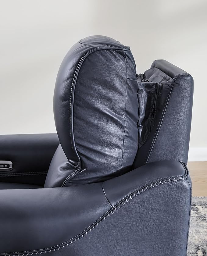 Signature Design by Ashley Mercomatic Contemporary Leather Match Wall Hugger - Image 10